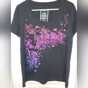 Disney Store black Mickey Mouse shirt XL